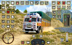 Indian Truck Offroad Cargo 3D Скриншот 1