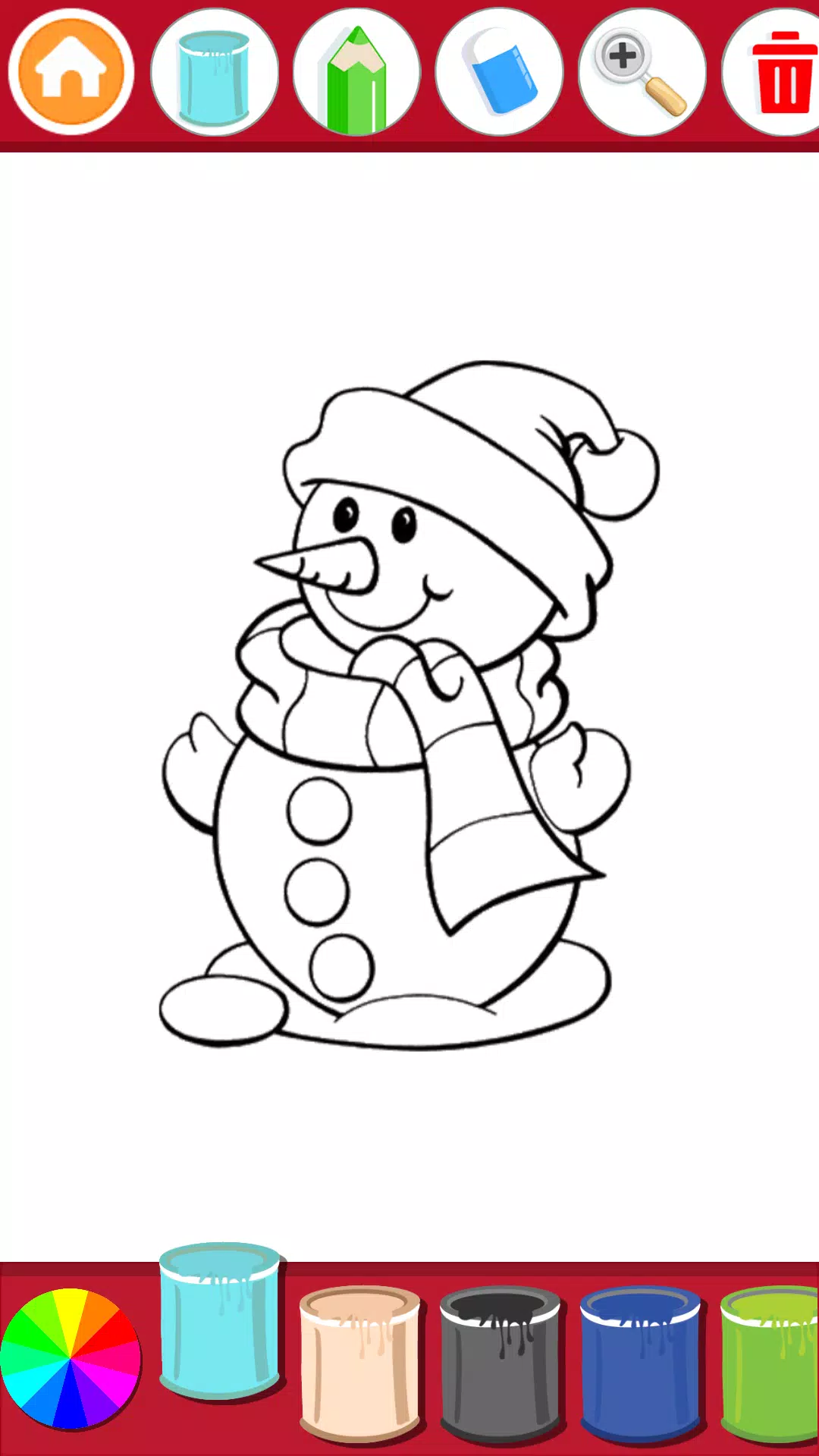 Christmas Coloring Book ภาพหน้าจอ 1