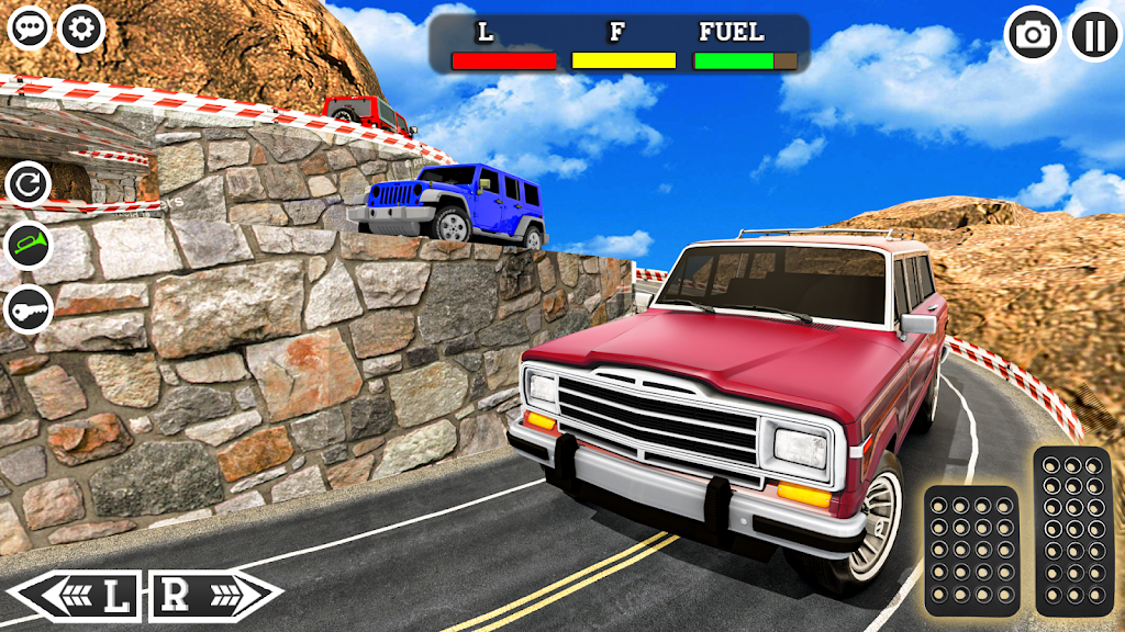 4x4 Mountain Climb Car Games Ảnh chụp màn hình 1