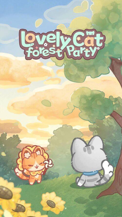 Lovely Cat: Forest Party Screenshot 1