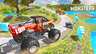 Monster Truck Games Simulator Captura de tela 2