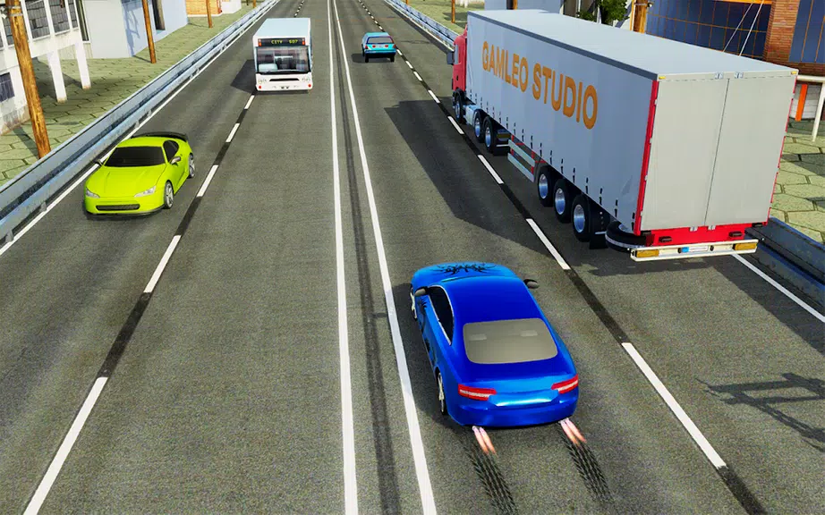 Real Highway Traffic Car Race Screenshot 1