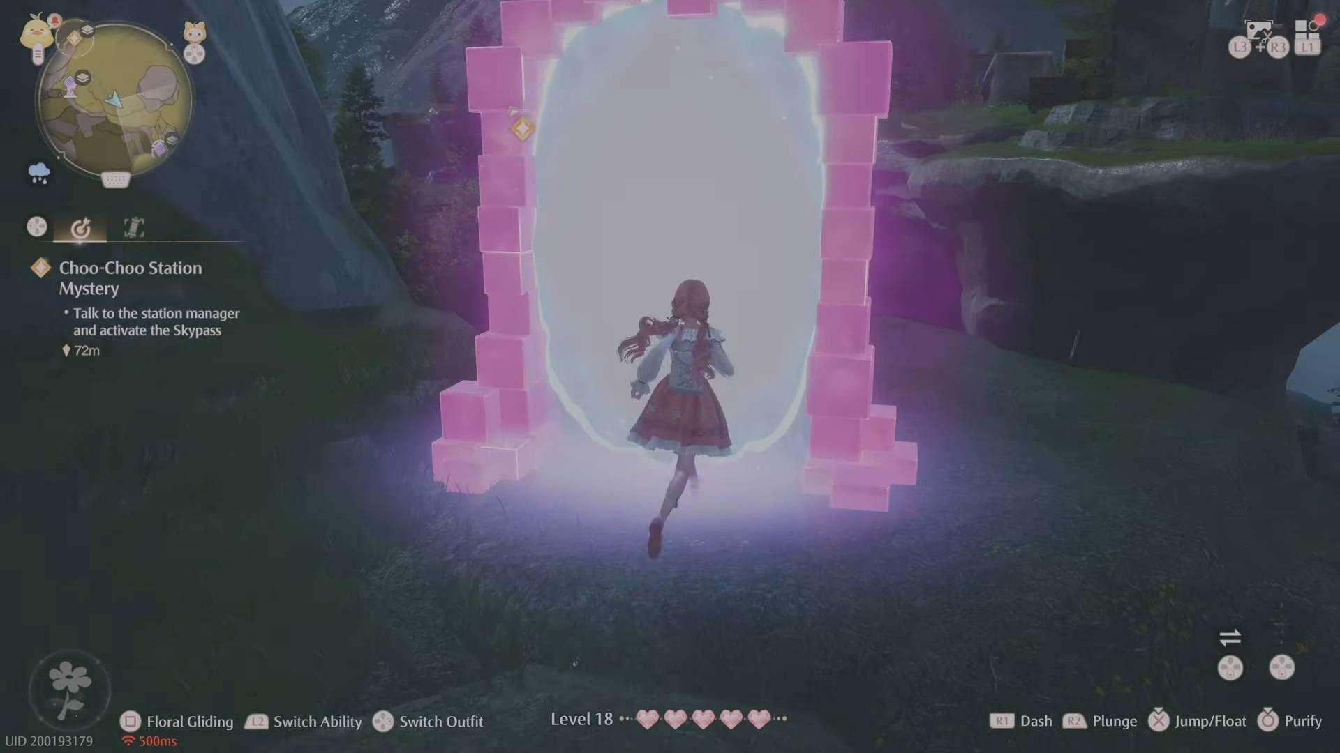 Infinity Nikki: Whimstar Path ကိုရှာဖွေရန် Choo-Choo ဘူတာအနီးရှိ curio domain ကိုသွားပါ