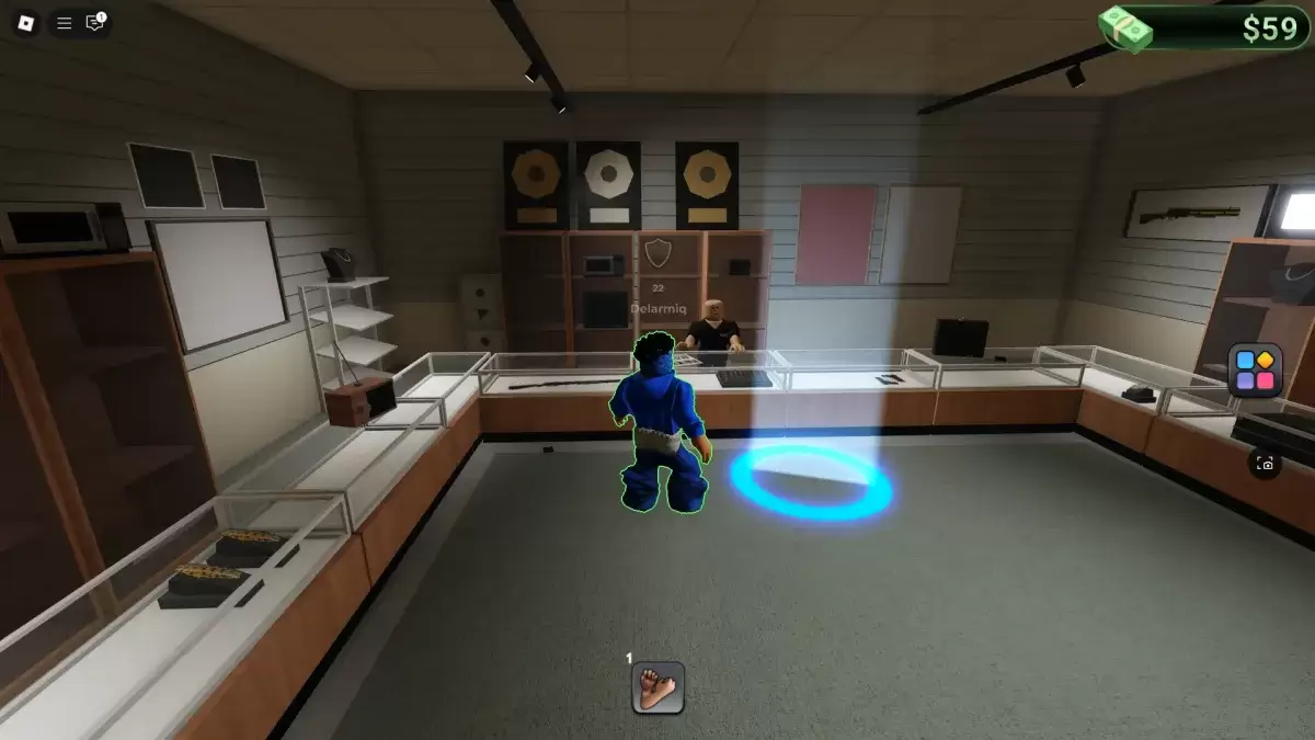 Inside Pawn Store in Blockspin