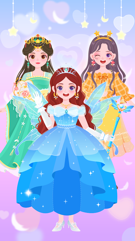 DuDu Princess dress up game ภาพหน้าจอ 2