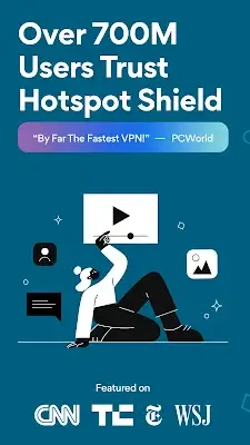 HotspotShield VPN & Wifi Proxy スクリーンショット 0