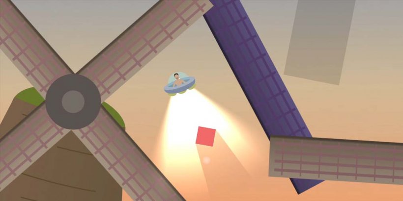 UFO-Man lets you carry luggage using tractor beams across incredibly difficult levels, coming soon to iOS