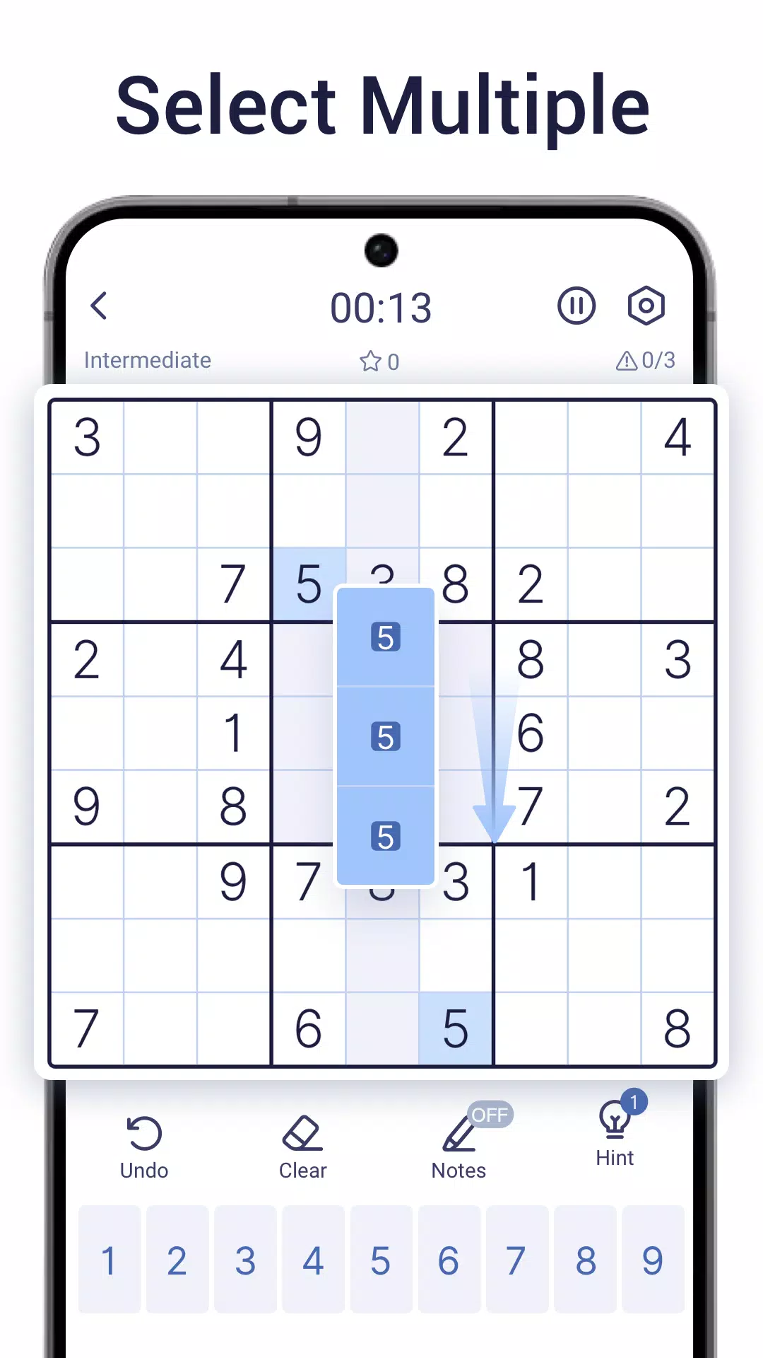 Sudoku Master! ဖန်သားပြင်ဓာတ်ပုံ 3