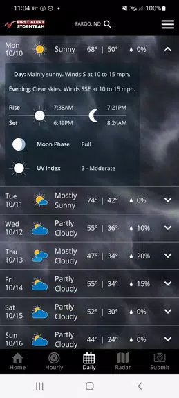 VNL Weather Capture d'écran 1