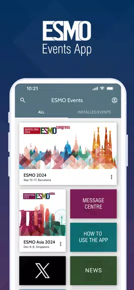 ESMO Events Captura de tela 0
