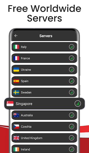 Singapore VPN - Unlimited Fast Screenshot 2