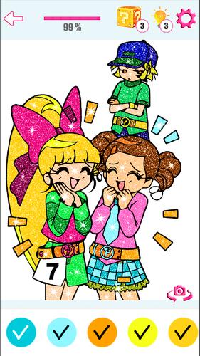 Anime Manga Color By Number ဖန်သားပြင်ဓာတ်ပုံ 1