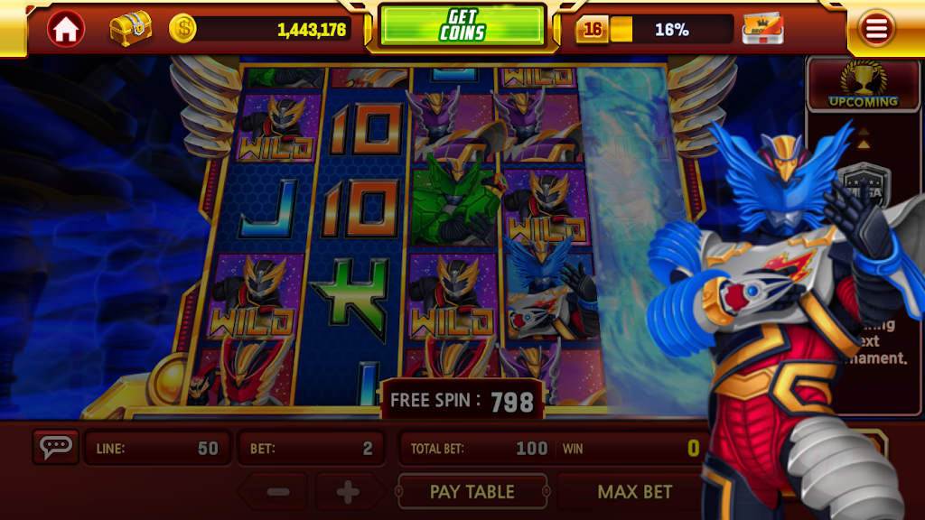 BIMA-X THE SLOTS Screenshot 1