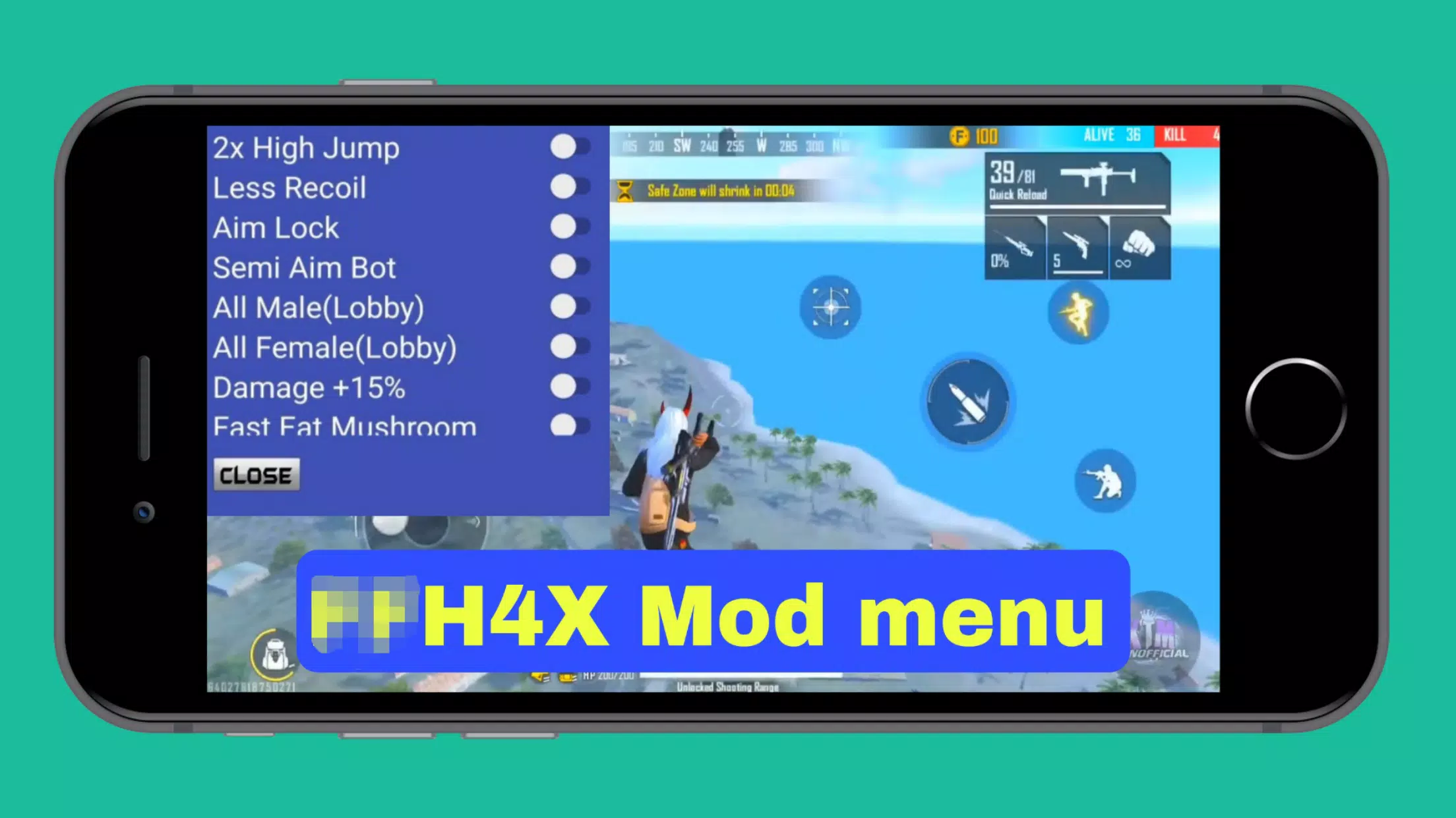 Fire Mod Menu スクリーンショット 1