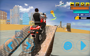 Superhero Stunt Bike Simulator स्क्रीनशॉट 3