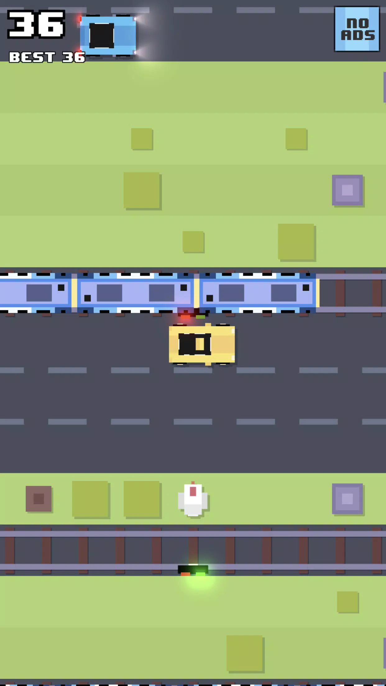 Crossway Run: Crossy Road Schermafbeelding 1