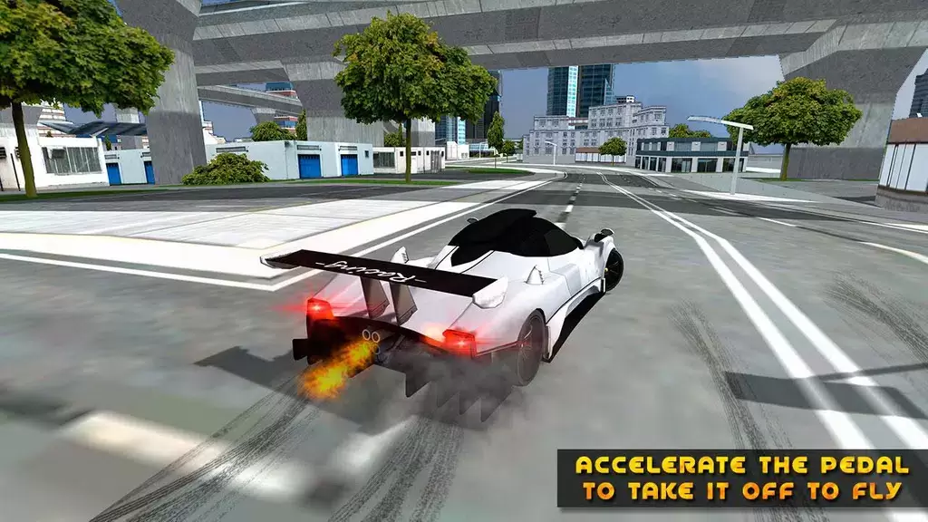 Schermata Flying Car Game driving 3