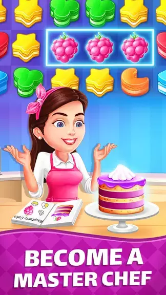 Cake Blast: Match 3 Games Ảnh chụp màn hình 0