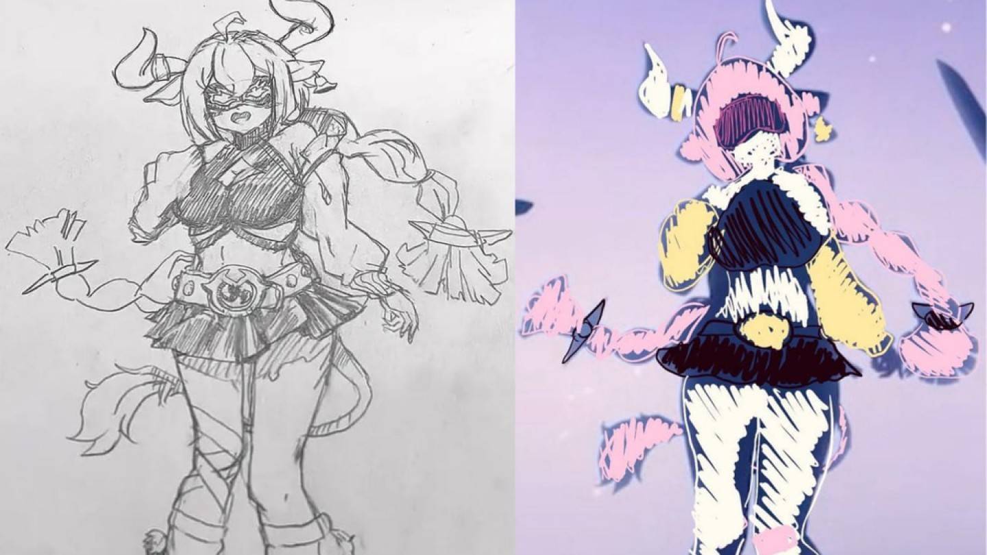 Genshin Impact Leak Reveals Varesa - A Horned Character with a Distinctive Tail
