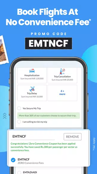 EaseMyTrip Flight, Hotel, Bus Screenshot 3