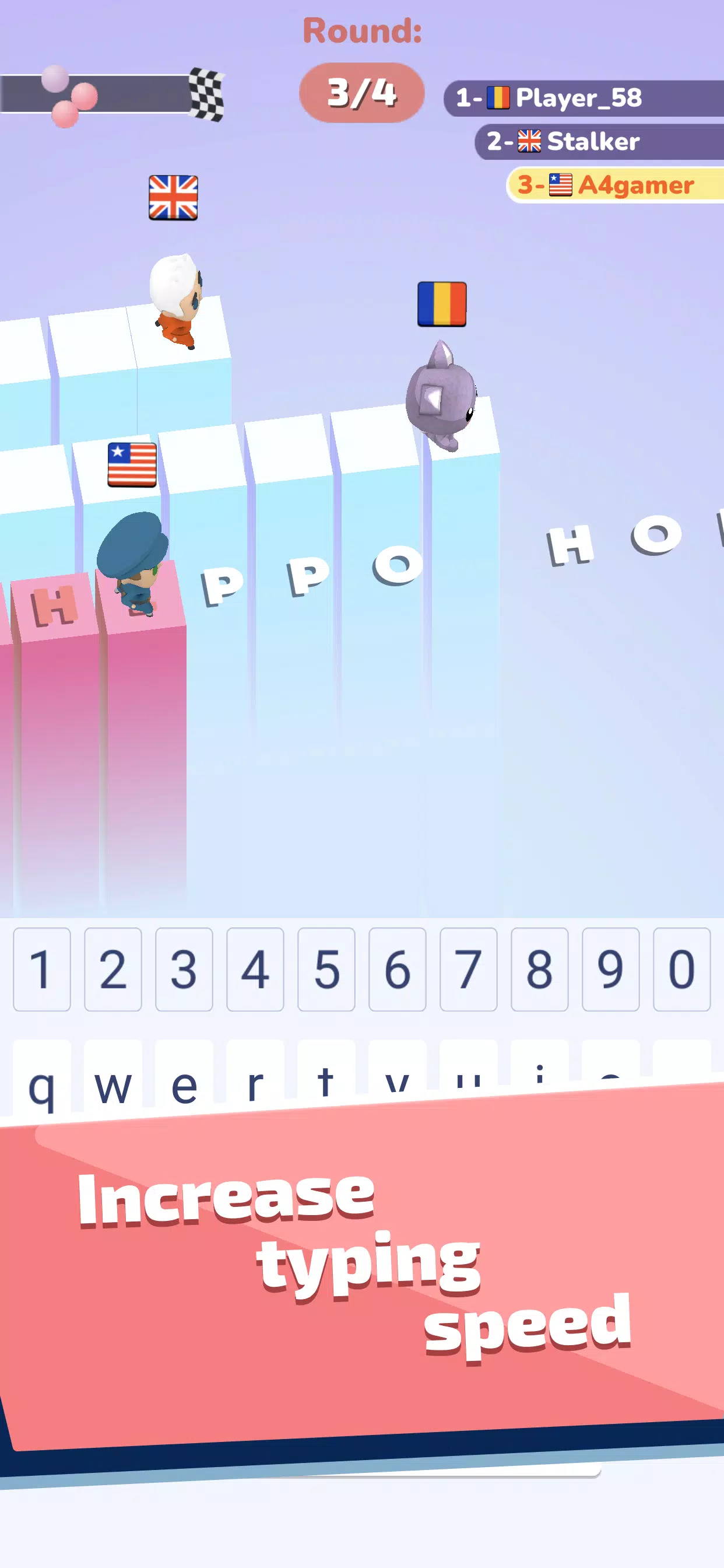 A4 Typer - Play and increase y Скриншот 0