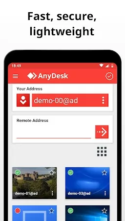 AnyDesk Remote Desktop Software স্ক্রিনশট 0