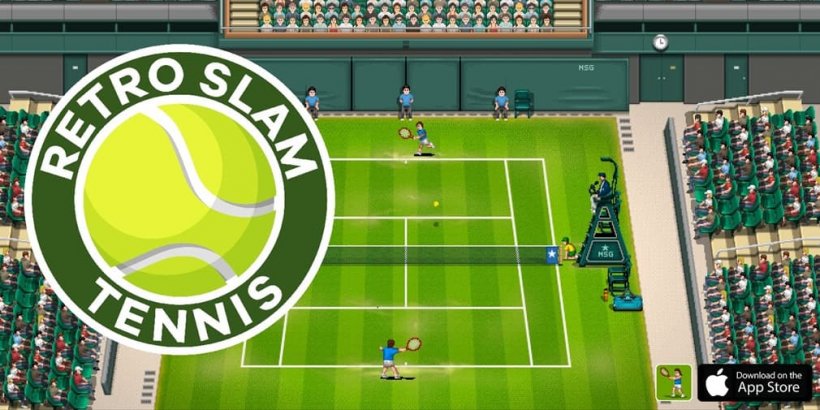 Retro Slam Tennis è un nuovo gioco di tennis ideato dagli ideatori Retro Bowl