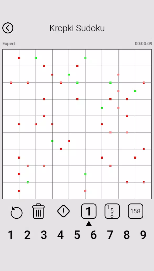 Dot Sudoku Tangkapan skrin 2