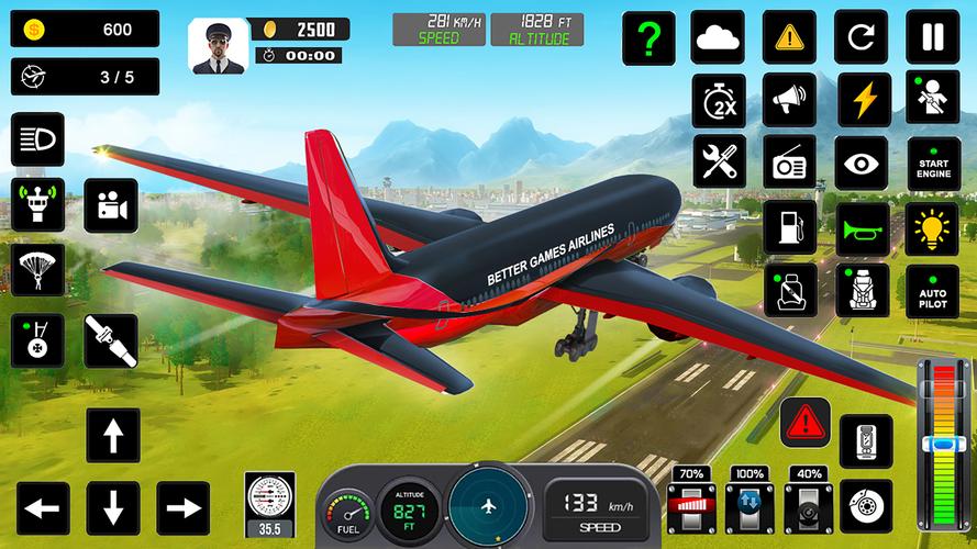 Flight Simulator : Plane Games Screenshot 0