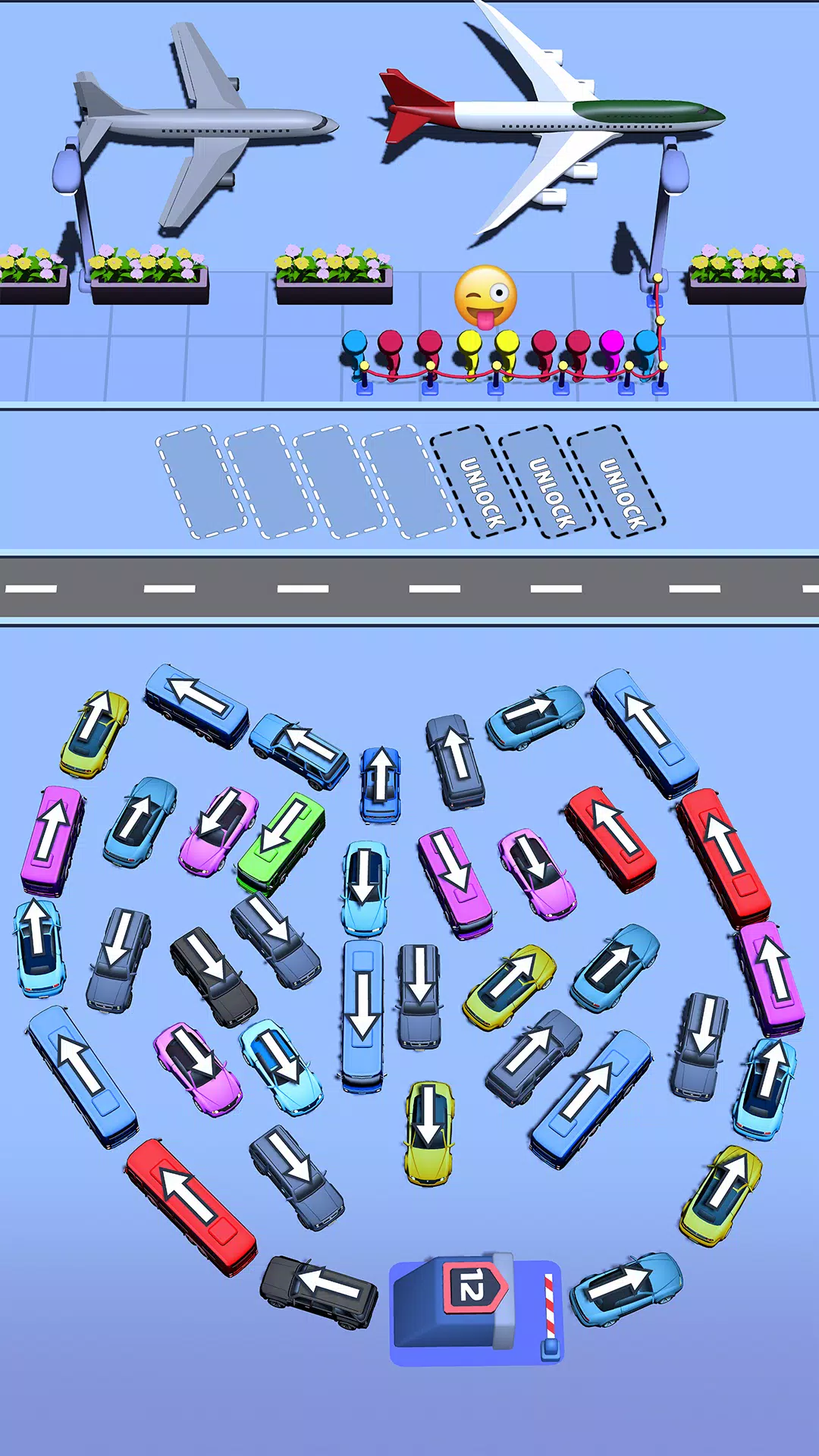 Bus Swipe: Car Parking Jam Capture d'écran 3