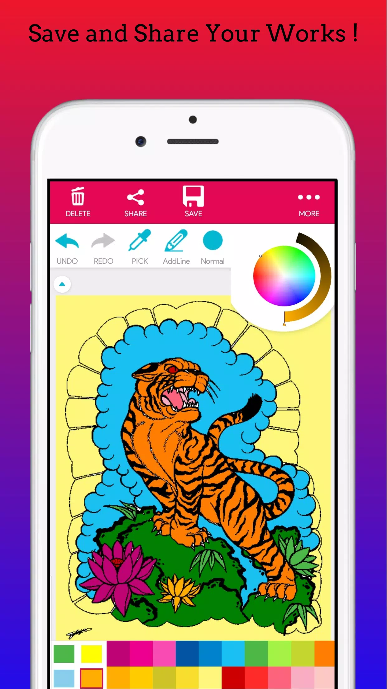 Adults Tattoo Coloring Book Captura de tela 1