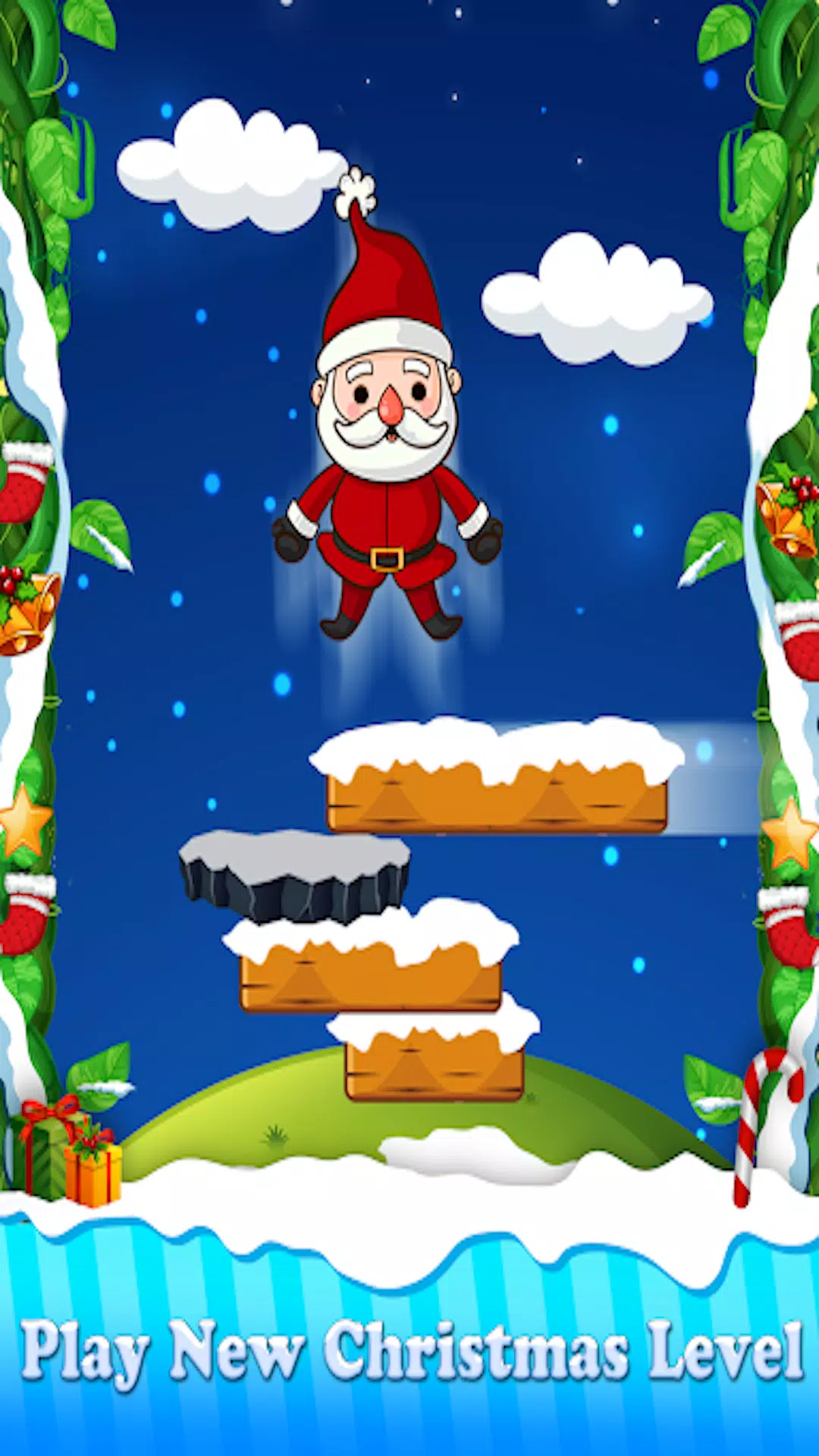 Christmas Game Santa Jump 2024 ภาพหน้าจอ 1