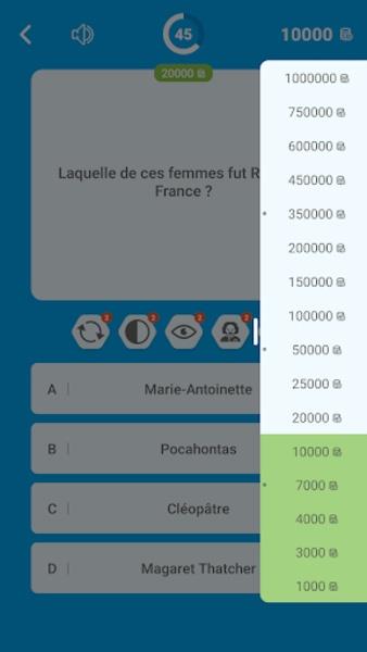 Millions Quiz - Français应用截图第3张