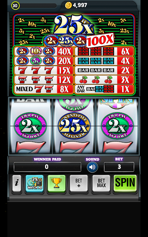 Diamond Triple - Vegas Slots Machines ဖန်သားပြင်ဓာတ်ပုံ 3