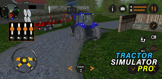 Farm Simulator: Wood Transport Tangkapan skrin 0