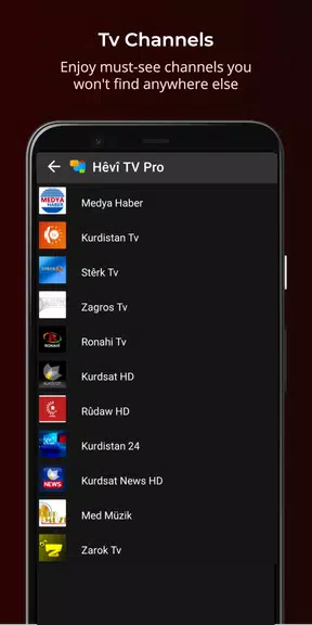 Hêvî TV Pro Zrzut ekranu 3