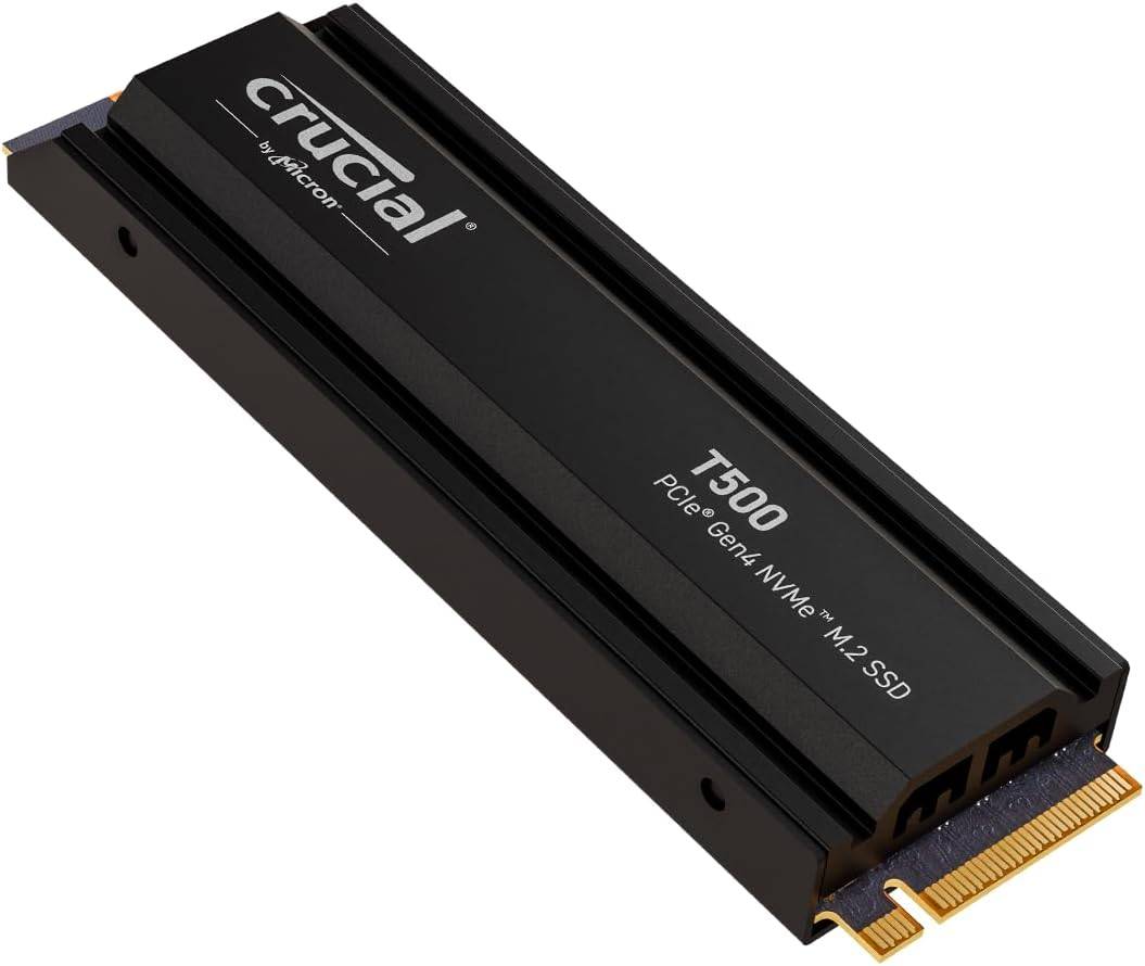 Crucial T500 2TB Gen4 NVME M.2 Games internos SSD