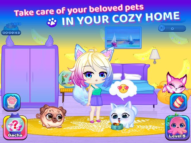 Fluffy Pets World Color Lines Captura de tela 2