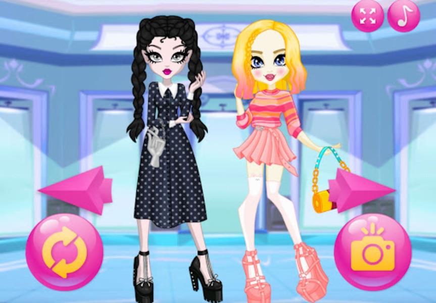 Wednesday Dress Up: Girl Games Tangkapan skrin 0
