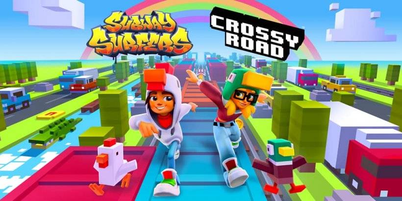 지하철 서퍼, Crossy Road는 서사시 크로스 오버 이벤트에서 힘을 합쳐