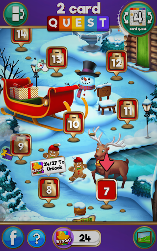 Bingo Quest Winter Garden - Christmas Adventure स्क्रीनशॉट 0