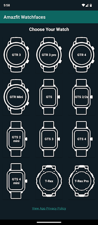 Watchfaces for Amazfit Watches Captura de pantalla 1