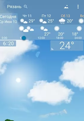 Awesome weather YoWindow live weather wallpaper 스크린샷 1