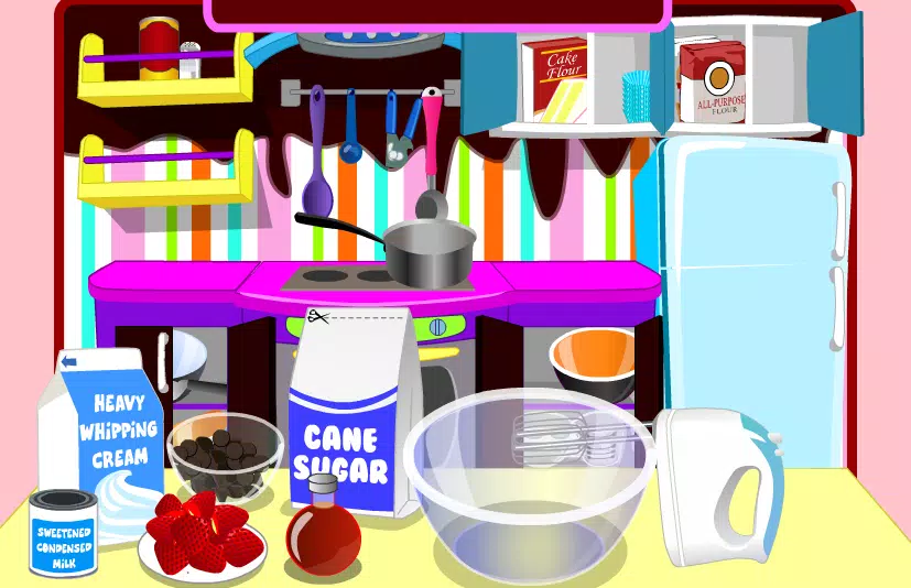 game cooking chocolate cream Ảnh chụp màn hình 2