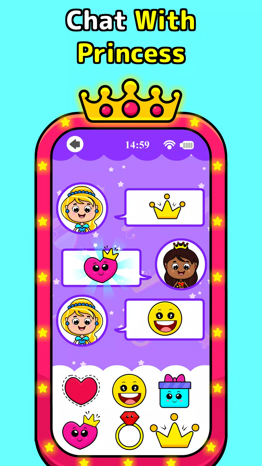 Timpy Baby Princess Phone Game Скриншот 2