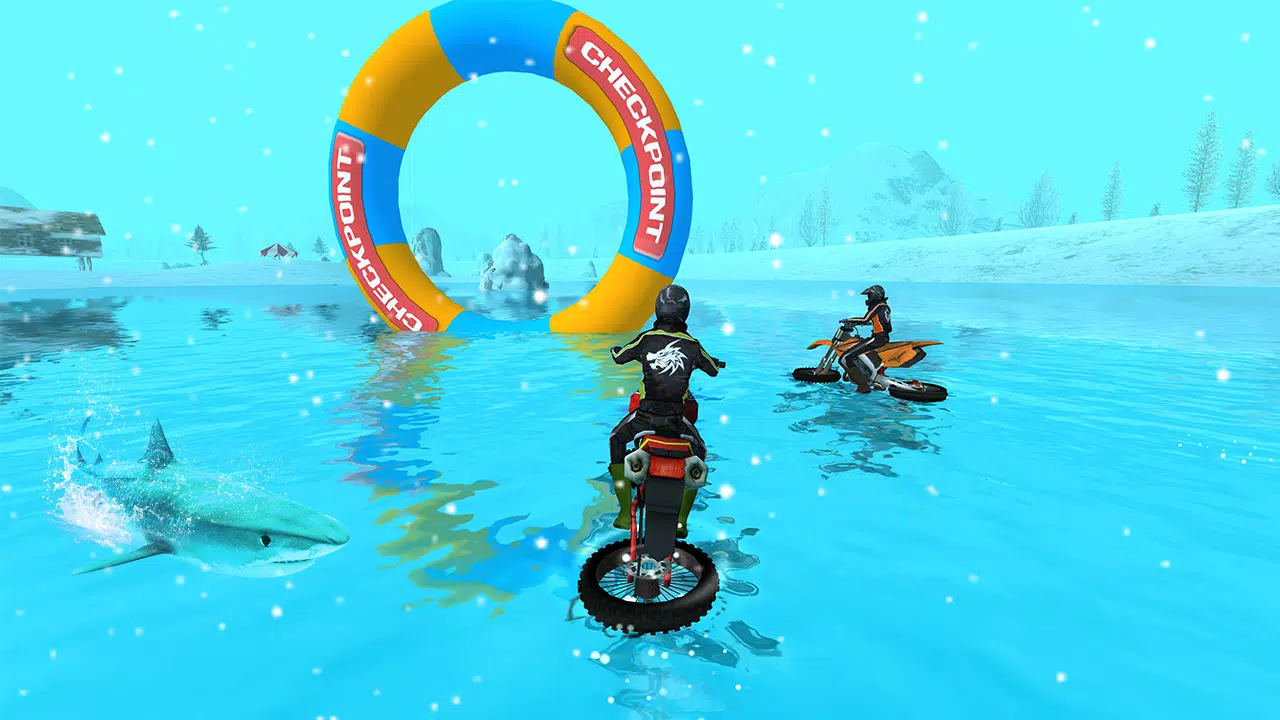 Schermata Bike Racing : Water Bike Games 0