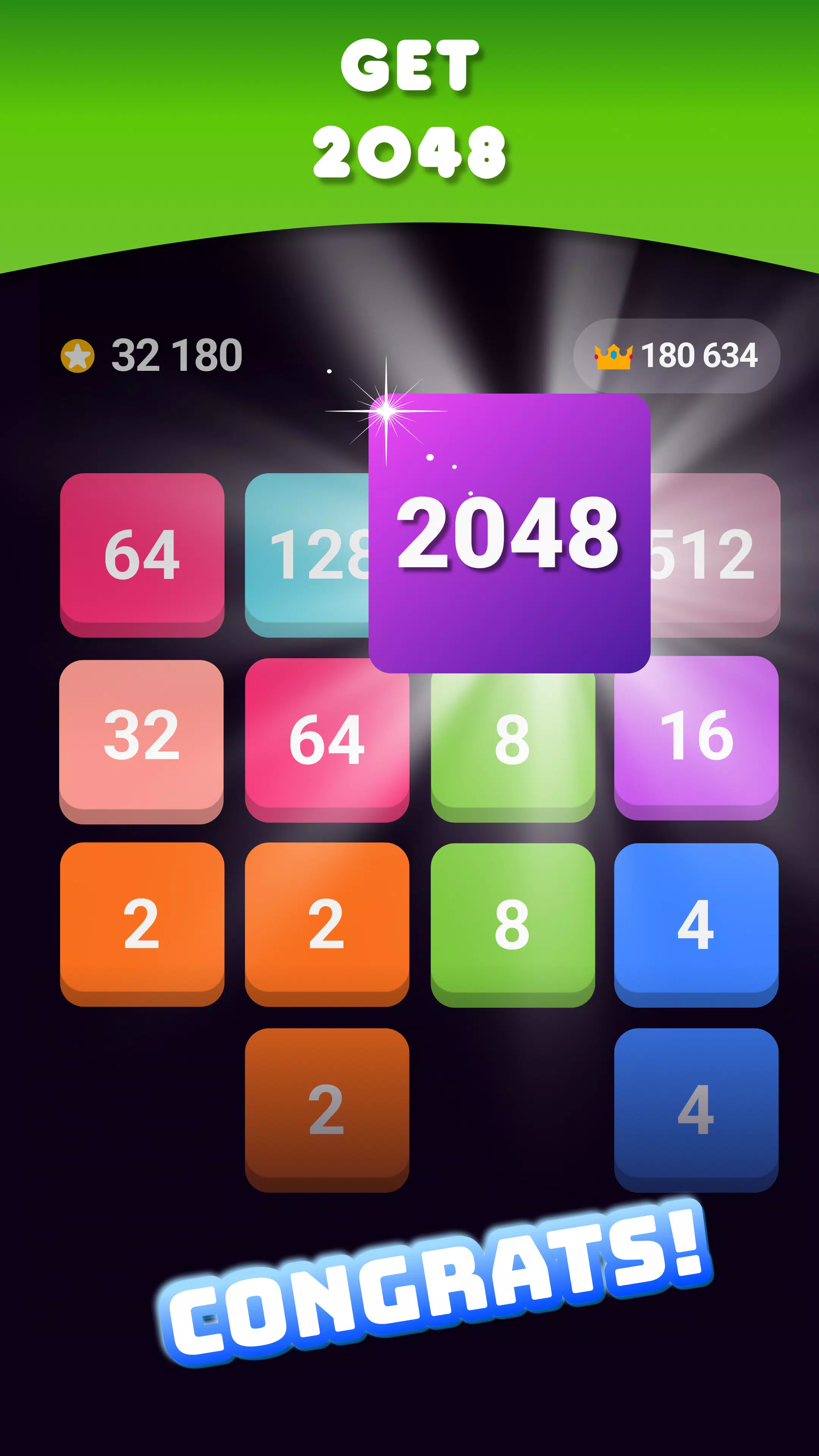 2048: Puzzle Game! Merge Block 스크린샷 1