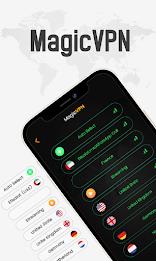 Magic VPN – VPN Fast & Secure スクリーンショット 1