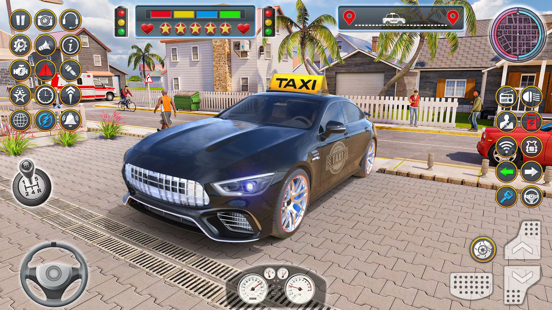 City Taxi Simulator ဖန်သားပြင်ဓာတ်ပုံ 1