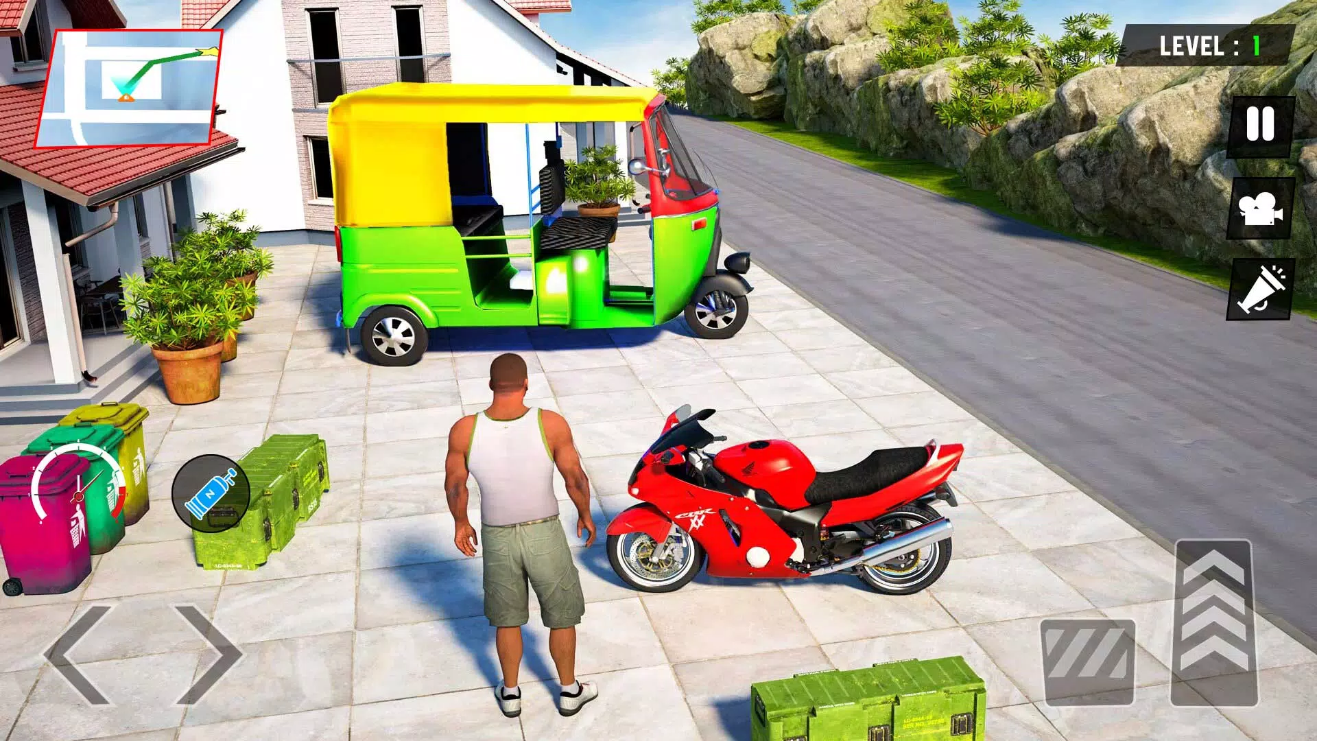 Tuk Tuk Rickshaw - Auto Game Schermafbeelding 3